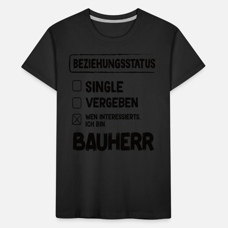 Constructeur Relation Statut Constructeur Constructeur Construction de maison T-shirt bio Premium Enfant