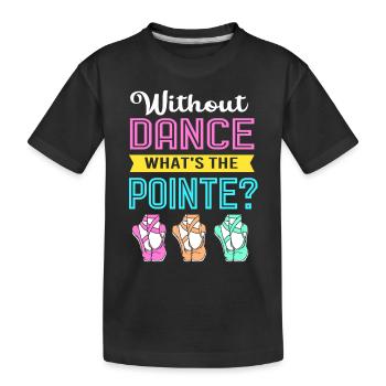 Danseuse de ballet - T-shirt bio Premium Enfant - noir - Devant