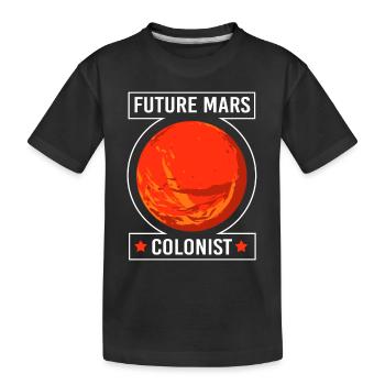 Univers Système Solaire - T-shirt bio Premium Enfant - noir - Devant