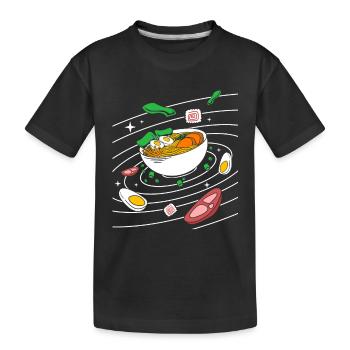 Univers Système Solaire - T-shirt bio Premium Enfant - noir - Devant