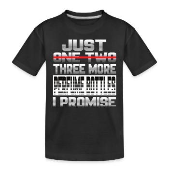 Encore un flacon de parfum que je promets Parfüm - T-shirt bio Premium Enfant - noir - Devant