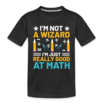Mathelehrer Schullehrer Lustige Mathelehrer S - Kinder Premium Bio T-Shirt - Schwarz - Vorne