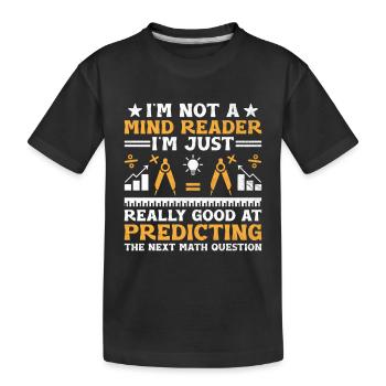 Mathelehrer Schullehrer Lustige Mathelehrer S - Kinder Premium Bio T-Shirt - Schwarz - Vorne
