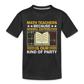 Mathelehrer Schullehrer Lustige Mathelehrer S - Kinder Premium Bio T-Shirt - Schwarz - Vorne