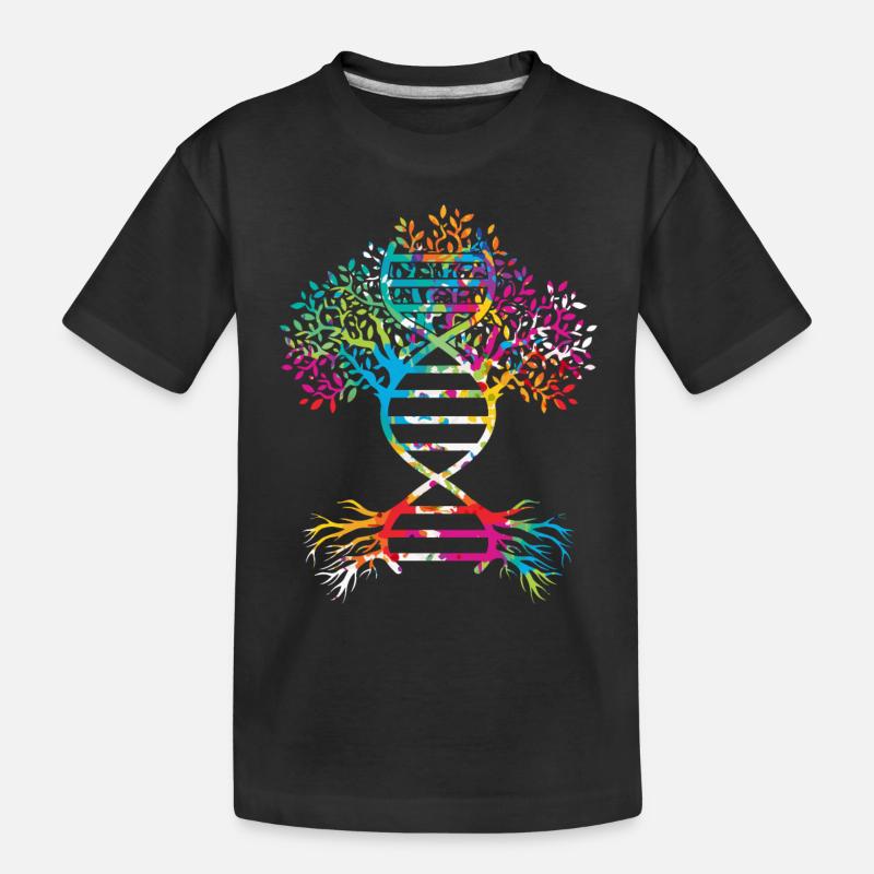 Généalogie de l’arbre généalogique - T-shirt bio Premium Enfant - noir
