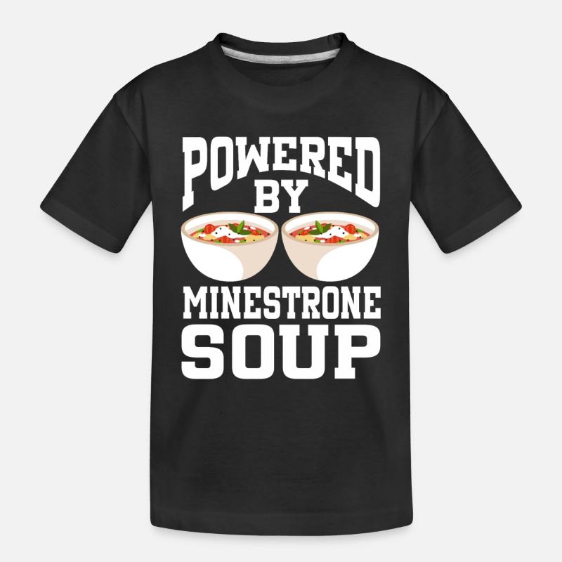 Soupe Powered By Minestrone - T-shirt bio Premium Enfant - noir