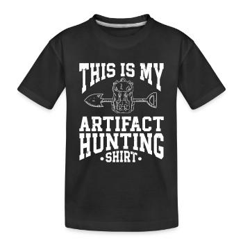 Archéologue Archéologie - T-shirt bio Premium Enfant - noir - Devant