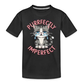 Emo Revival and Alternative Fashion for Scene Kids - Kids' Premium Organic T-Shirt - black - Front