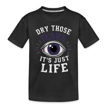Emo Revival and Alternative Fashion for Scene Kids - Kids' Premium Organic T-Shirt - black - Front