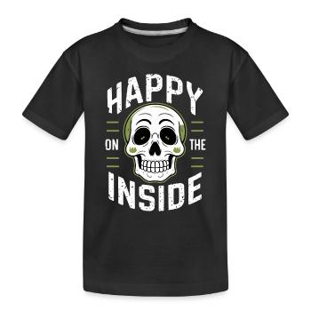 Emo Revival and Alternative Fashion for Scene Kids - Kids' Premium Organic T-Shirt - black - Front