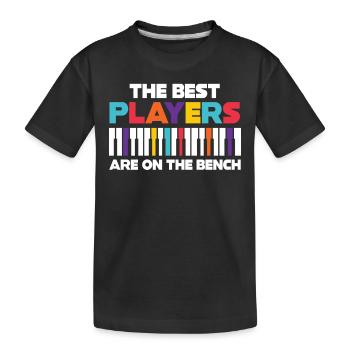 Les meilleurs joueurs Pianiste Pianiste - T-shirt bio Premium Enfant - noir - Devant