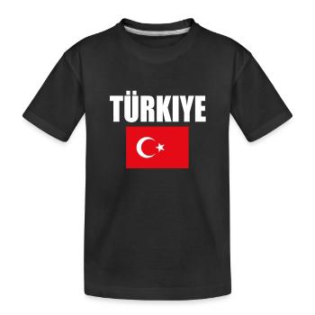 Turquie - T-shirt bio Premium Enfant - noir - Devant