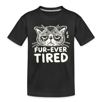Emo Cat Design for Gothic Cat Lovers and - Kids' Premium Organic T-Shirt - black - Front