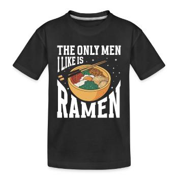 Ramen Lover Soupe de nouilles japonaise Ramen - T-shirt bio Premium Enfant - noir - Devant