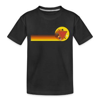 Table de billard Pool Vintage 70s 80s - T-shirt bio Premium Enfant - noir - Devant