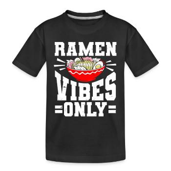 Ramen Lover Soupe de nouilles japonaise Ramen - T-shirt bio Premium Enfant - noir - Devant