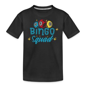 Bingo Player Bingo Jeu de bingo Jeux de bingo - T-shirt bio Premium Enfant - noir - Devant