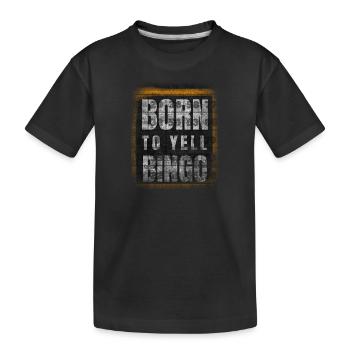 Bingo Player Bingo Jeu de bingo Jeux de bingo - T-shirt bio Premium Enfant - noir - Devant