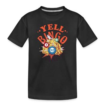 Bingo Player Bingo Jeu de bingo Jeux de bingo - T-shirt bio Premium Enfant - noir - Devant