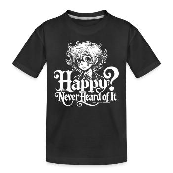 Emo Revival and Alternative Fashion for Scene Kids - Kids' Premium Organic T-Shirt - black - Front