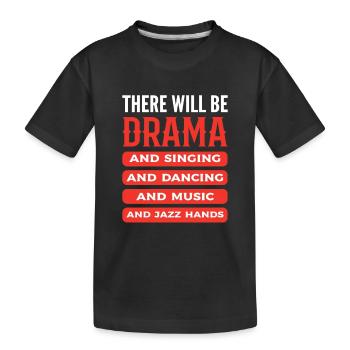 Théâtre - T-shirt bio Premium Enfant - noir - Devant