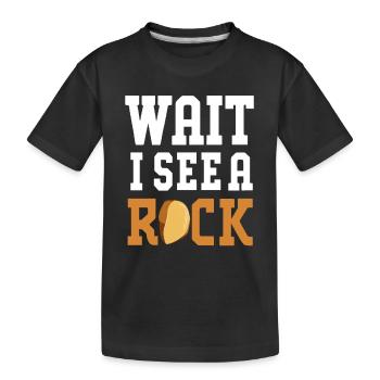 Geologe Geologie - Kinder Premium Bio T-Shirt - Schwarz - Vorne