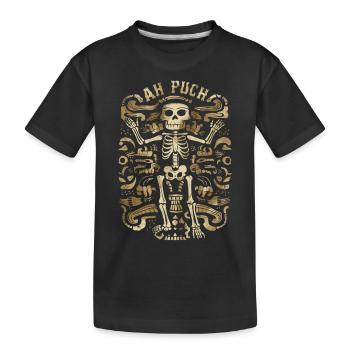 Dieu maya déesse maya Ah Puch oeuvre - T-shirt bio Premium Enfant - noir - Devant