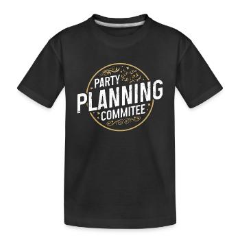 Events Coordinator Party Planning Event Manager - Kinder Premium Bio T-Shirt - Schwarz - Vorne