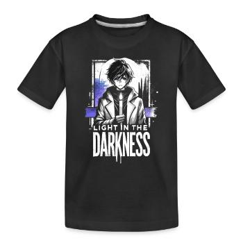 Art de l’anime et esthétique gothique pour la mode alternative - T-shirt bio Premium Enfant - noir - Devant