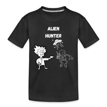 Chasseur d’extraterrestres 2.0 - T-shirt bio Premium Enfant - noir - Devant