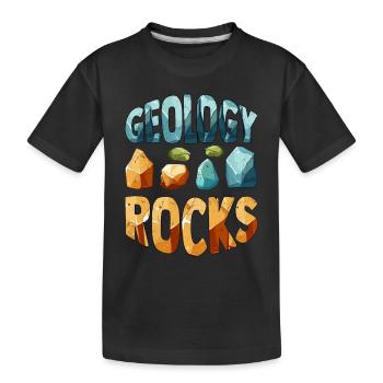 Géologie Roches Collectionneur de roches Géologue - T-shirt bio Premium Enfant - noir - Devant