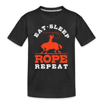 Rodéo - T-shirt bio Premium Enfant - noir - Devant