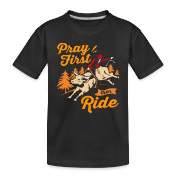 Rodéo - T-shirt bio Premium Enfant - noir - Devant
