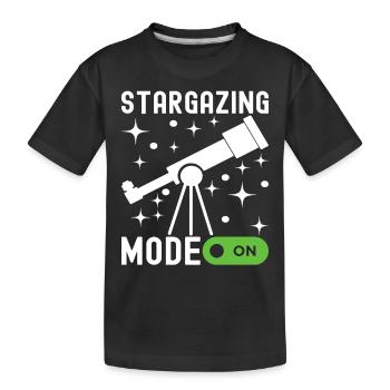 Atronome Astronomie - Kinder Premium Bio T-Shirt - Schwarz - Vorne