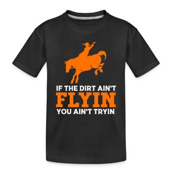 Rodéo - T-shirt bio Premium Enfant - noir - Devant