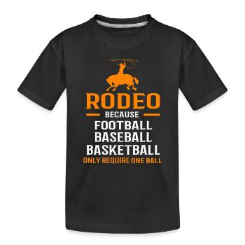 Rodéo - T-shirt bio Premium Enfant - noir - Devant