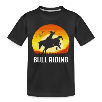 Rodéo - T-shirt bio Premium Enfant - noir - Devant