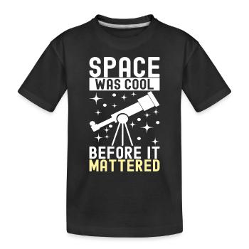 Astronomie astronome - T-shirt bio Premium Enfant - noir - Devant