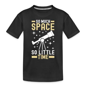 Astronomie astronome - T-shirt bio Premium Enfant - noir - Devant