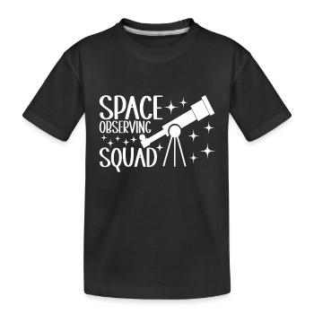 Astronomie astronome - T-shirt bio Premium Enfant - noir - Devant