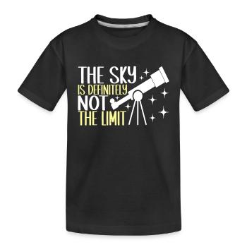 Astronomie astronome - T-shirt bio Premium Enfant - noir - Devant