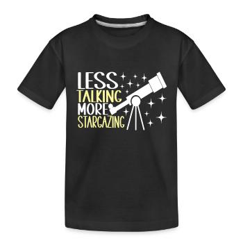 Astronomie astronome - T-shirt bio Premium Enfant - noir - Devant