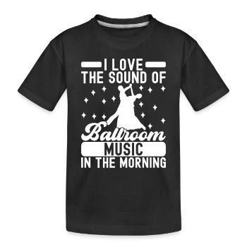 Danse de salon Danseurs de salon Danseurs de salon Danseurs de salon - T-shirt bio Premium Enfant - noir - Devant