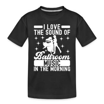 Danse de salon Danseurs de salon Danseurs de salon Danseurs de salon - T-shirt bio Premium Enfant - noir - Devant