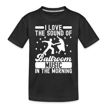 Danse de salon Danseurs de salon Danseurs de salon Danseurs de salon - T-shirt bio Premium Enfant - noir - Devant
