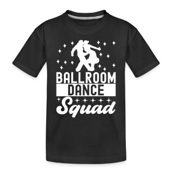 Danse de salon Danseurs de salon Danseurs de salon Danseurs de salon - T-shirt bio Premium Enfant - noir - Devant