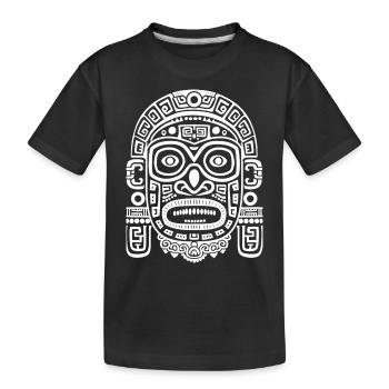 Dieu Maya Mythologie Maya Masque Ek Chuah - T-shirt bio Premium Enfant - noir - Devant