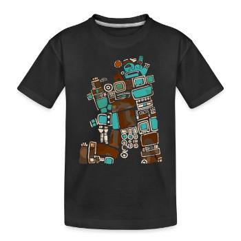 Dieu Maya Mythologie Maya Itzamna - T-shirt bio Premium Enfant - noir - Devant