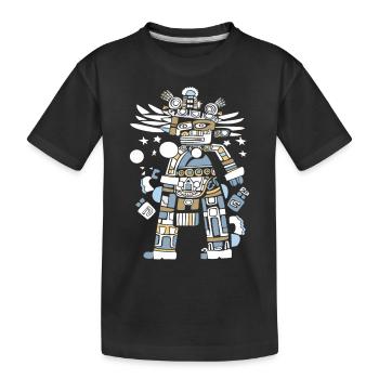 Dieu Maya Mythologie Maya Itzamna - T-shirt bio Premium Enfant - noir - Devant
