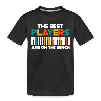 Les meilleurs joueurs Pianiste Pianiste - T-shirt bio Premium Enfant - noir - Devant